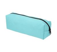 YOKIVE Astuccio Sottile 21x6cm Blu Chiaro Tessuto Oxford | Piccola, con cerniera, estetica, per matite e penne, per ufficio, cancelleria, viaggio, materiali per diario, porta trucco