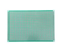 YOKIVE Singolo Lato Universale Stampato Circuito Schede 100x150mm Verde 5Pz | FR-4 PCB Stagno Scheda, Buono per Fai da te Saldatura Elettronica Progetti