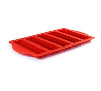 Yoko Design 1236 - Forma per Pizza, Silicone platinico, 42 x 24 x 2 cm, Colore: Rosso