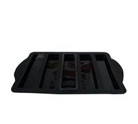 YOKO DESIGN 1237 - Stampo per Mini pizze in Silicone al Platino, 42 x 24 x 2 cm, Colore: Nero