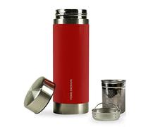 YOKO DESIGN - Teiera isotermica in Acciaio Inox, Dimensioni da 20 x 6 x 6 cm, di Colore Rosso, RIF. 1405