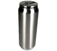 YOKO DESIGN - Thermos a Forma di lattina, in Acciaio, 19 cm Acciaio Inox