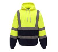 Yoko Felpa con Cappuccio e Zip Intera Alta Visibilità Uomo (PC7205)