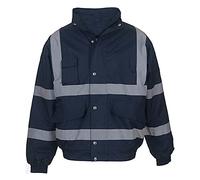 Yoko, giacca bomber da uomo ad alta visibilità Navy blue Large