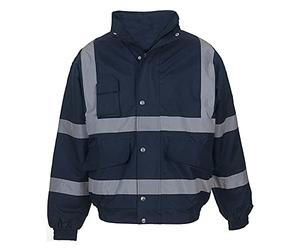 Yoko, giacca bomber da uomo ad alta visibilità Navy blue Large