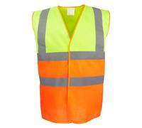 Yoko Gilet Riflettente Due Toni Adulto Unisex (PC5373)
