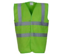 Yoko Hi-Vis Due Fascia E Bretelle Alta Visibilità Autostrada Gilet