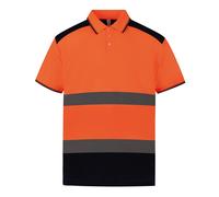 Yoko Maglietta Polo Due Toni Alta Visibilità Uomo (RW9205)