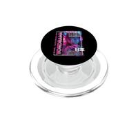 Yokohama City anni '80 Synthwave E-Girl Giappone Yokohama PopSockets PopGrip per MagSafe