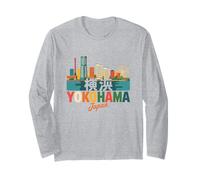 Yokohama City Giappone Viaggi Giapponese Maglia a Manica