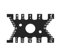 Yokomu A Coda di - Scheda Misurazione per Tenoni-Gaps per La Lavorazione del Legno Calibro Profondità In Lega di Alluminio per Taglierina per Tenoni, Punta per Fresa A