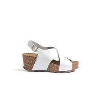 Yokono Sandalo con Zeppa Bianco BARI-263