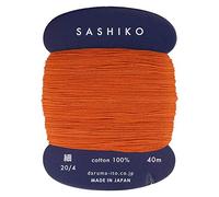 Yokota - Filo sottile Sashiko, peso 40 m, colore: Arancio carota