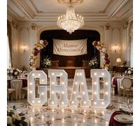 Yokqexz Lettere LED GRAD Luminose Decor Laurea Università 2026