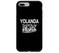 YOLANDA Powered by Plants Personalized Gift For Plant Moms Custodia per iPhone 7 Plus/8 Plus
