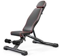 YOLEO Panca Regolabile Palestra è in grado di supportare carichi fino a 400 kg, Panca Pesi con 10 posizioni di schienale/ 3 di seduta/ 3 di cuscino per i piedi (Nero lussuoso)