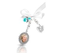Yolev Bouquet da Sposa Foto Glamour Ciondoli con Foto per Bouquet da Sposa Pizzo Ovale Foto Glamour Cornice Nuziale Bouquet Commemorativo Glamour Sarai Sempre Nel Mio Cuor