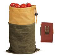 YolieraArt Borsa per raccogliere frutteti da giardinaggio tascabile e raccolta, 21,1 x 31 cm, borsa per la raccolta della frutta da appendere alla vita (verde, 21,1 x 31 cm)