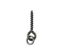 Yolieraart COONOR, 100 viti filettate per esche Boilie con rondelle rotonde, finitura nera opaca, materiale resistente alle carogne ad alta resistenza,