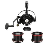 YolieraArt Coonor NFR9000 8000 - Mulinello da pesca a doppia linea in metallo, 12 più cuscinetti 1BB, rapporto di trasmissione 4,6:1, design anti esplosione, potente forza di fusione,