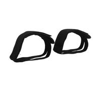YolieraArt Cycling Toe Clip Strap, Adhesive Pedal Strap Belt, Nylon Magic Button Material, 4 Colors for Fixed Gear Road Bike (Black)