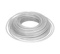 YolieraArt Filo di acciaio rotondo per tagliaerba da 3 mm x 30 m, accessorio flessibile per tosaerba, resistente, per la cura del giardino e del prato, si adatta alla maggior parte dei tosaerba