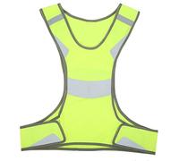 YolieraArt High Visibility Reflective Vest, Adjustable Safety Vest, Polyester Mesh Material, 360 Degree Reflective, 200m Reflection Distance, for Running Cycling Walking