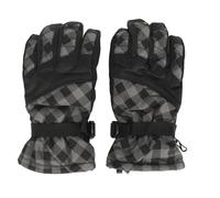 YolieraArt Men Winter Cycling Gloves, 1 Pair, Nylon Woven Material, Windproof Warm, 3.6x4.1x10.1in, Hook and Loop Wrist, 3D Finger Cutting, for Outdoor Skiing Motorcycle (M)
