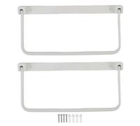YolieraArt Pair of Foldable RV Shoe Rack, Aluminium Alloy, Wall Mounted, Space Saving, for RV Travel Trailer Yacht, Hanging Shoes Organizer (white)