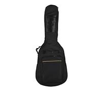 YolieraArt Zaino per chitarra da 104,1 cm, in tessuto Oxford ispessito, spalle imbottite in cotone, tracolla regolabile, manico in gomma, fondo ammortizzato (nero)