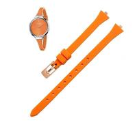 YOLIONU Per CK K4u236/K4u231 Cinturino per orologio da donna in silicone impermeabile, morbido e confortevole, accessori(Orange-Rose)