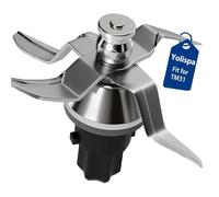 Yolispa Gruppo Coltelli TM31 di Ricambio per Vorwerk Thermo-mix Gruppo Lame Bimby TM31, coltello miscelatore per Bimby Vorwerk TM31, acciaio coltello Tm31, ricambio con anello di tenuta