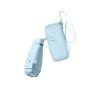 Yolispa Ombrellino da Borsa, Mini Ombrello da Tasca con Custodia, Impermeabili Portatili Ombrello Pieghevole Antivento, UPF>50+ Pioggia e Sole Piccolo Compatto Ombrello, per Donne e Ragazz