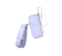 Yolispa Ombrellino da Borsa, Mini Ombrello da Tasca con Custodia, Impermeabili Portatili Ombrello Pieghevole Antivento, UPF>50+ Pioggia e Sole Piccolo Compatto Ombrello, per Donne e Ragazz
