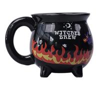 Yoller Caldaia strega con fiamma, tazza da caffè strega, tazza da caffè in ceramica per latte, caffè, succhi di frutta, Halloween per bevande calde e fredde
