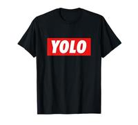 Yolo. Meme Design Si Vive Solo Una Volta Maglietta