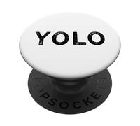YOLO You Only Live Once Yolo Yolo Lol Jk Brb Jesus PopSockets PopGrip Adesivo