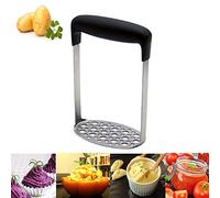 Yolococa Schiacciapatate Potato Ricer in Acciaio Inox Pressa per Purè di Patate Liscie, Marmellata, Verdure E Frutta