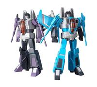 YOLOPARK Thundercracker & Skywarp - Set di 2 giocattoli trasformabili | AMK Serie Transformers G1 Action Figure Decepticon mobile da 19 cm per bambini dai 15 anni in su