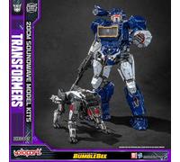 YOLOPARK Transformers: AMK PRO Soundwave e Ravage, 7,87 pollici Transformers Action Figure con armi aggiornate e LED di controllo magnetico, set di modelli da collezione altamente articolato per