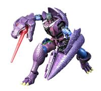 YOLOPARK Transformers Beast Wars Megatron Action Figure altamente mobile | Personaggio leader di Predacon da 22 cm con parte effetto Blast e spazzolino da denti, ottimo regalo per collezionisti di