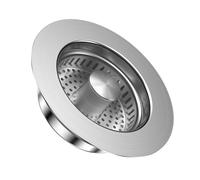 yolzhxe Filtro per Lavello Cucina, 3 in 1 Tappo Lavandino, Universale Filtro Lavandino Acciaio Inox, Tappo per Scarico Cucina per Lavelli Diametro Foro 75-82 mm