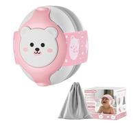 YomauiYee Baby Headphones-Bear - Cuffie antirumore per bambini da 0 a 36 mesi, Rosa, S