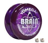 Yomega The Original Brain - Yoyo Professionale per Bambini e Principianti, Risposta reattiva Automatica Yo Yo Migliore per Fare acrobazie Incluso di Ben 2 Corde Extra (viola)