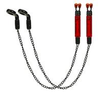 Yominerr 2 Pezzi di Allarmi di per La Pesca alla Carpa, Bobine Oscillanti per Indicatore di Allarme di Pesca, Allarme di A Catena, Strumenti di Pesca, Rosso