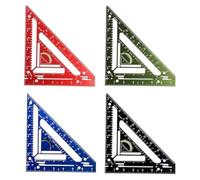 Yominerr 4 Pezzi Innovativi per Travi Quadrate, Travi Quadrate, Travi Quadrate, Righello Triangolare Ad Alta Precisione con Jig Block