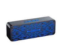 Yominerr Altoparlante Bluetooth S19 Mini Portatile con Radio Card per Auto, Computer, Audio Smart Blue