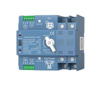 Yominerr ATS Dual Power Automatic Transfer Switch per Generatore o Energia Fotovoltaica al Cambio di Energia Della Città Interruttore di Inversione Inverter Solare 2P100A