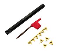 Yominerr Barra di Alesatura per Tornio S10K STFCR11 con Inserti TCMT110204 da 10 Pezzi