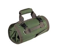 Yominerr Borsa Portautensili Arrotolabile, Contenitore Portatile per Utensili con 2 Tasche con Cerniera Rimovibili, Regalo di Compleanno per La Festa del Papà, Verde